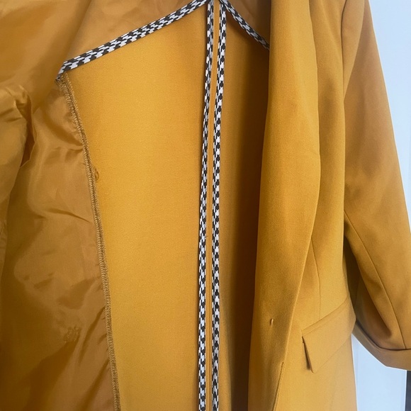 JL Jules & Leopold Studio Mustard Blazer – Size M - Picture 6 of 9